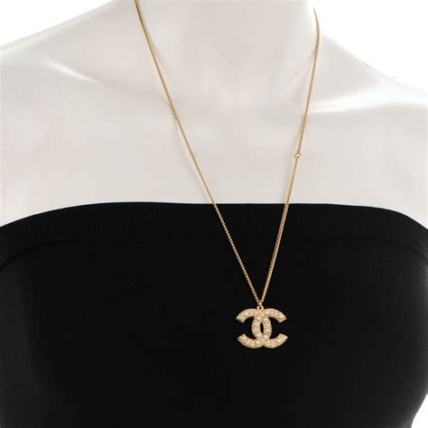 chanel cc pearl drop necklace|chanel cc necklace price.